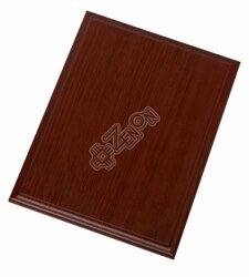 Плакетка ламинированный МДФ, А4, 23 х 30 см, цвет красное дерево (для пластины 195 х 265 мм)